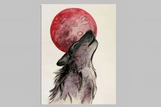 Paint Nite: Blood Moon Howl